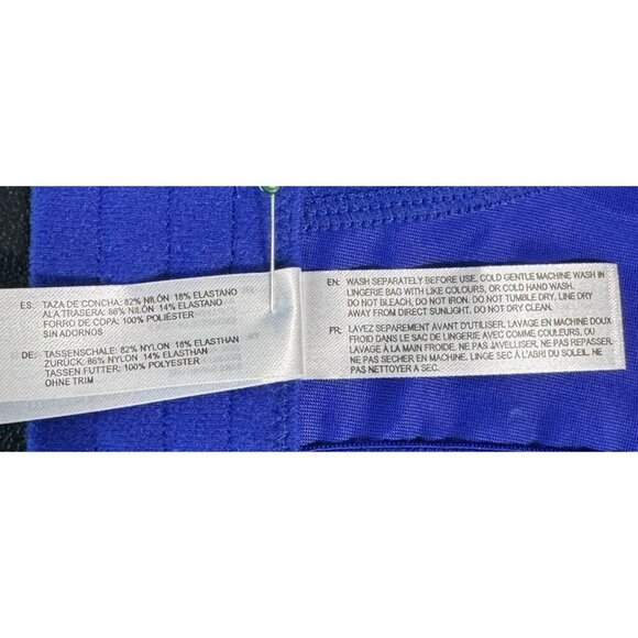 Avenue CCX Blue Polka Dot Underwire Bra Plus Size Lingerie - Picture 9 of 11